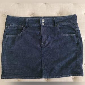 OLD NAVY Denim Jean Blue Mini Short Skirt 16 Pockets